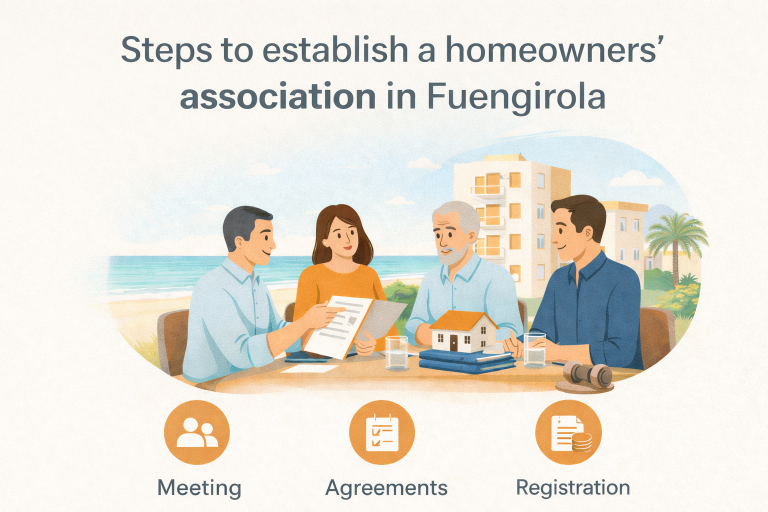 establish a community of owners in Fuengirola
