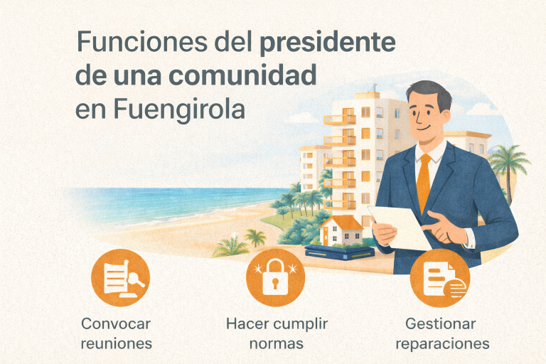 Funciones del presidente de una comunidad en Fuengirola