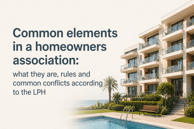 Common Elements in a Homeowners Association Definition, Rules and Common Conflicts under Spanish Law