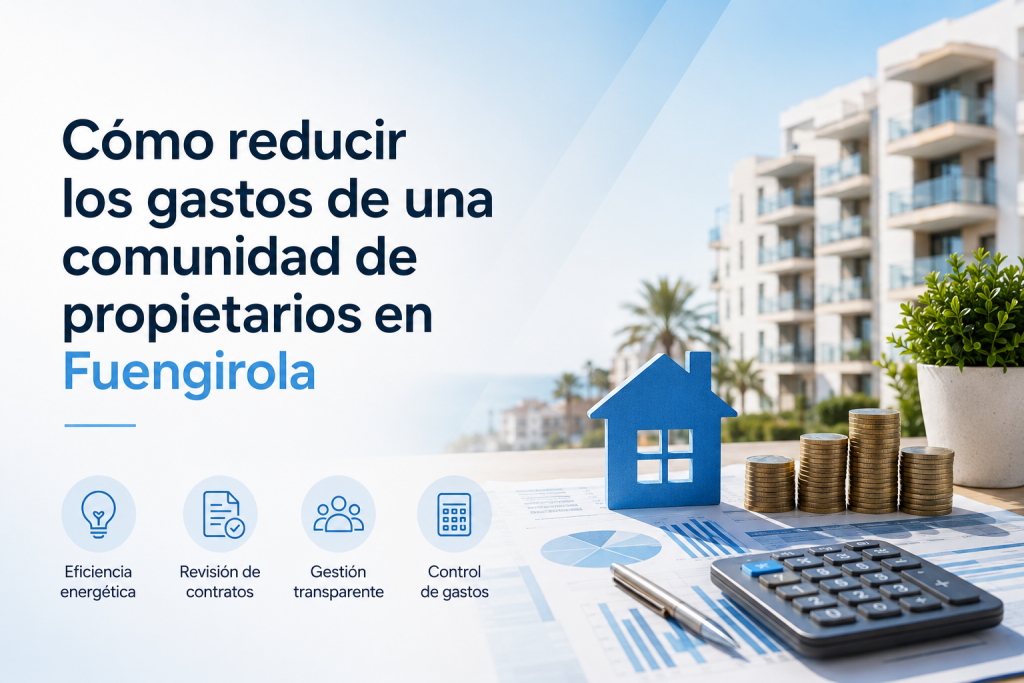 Cómo reducir los gastos de una comunidad de propietarios en Fuengirola