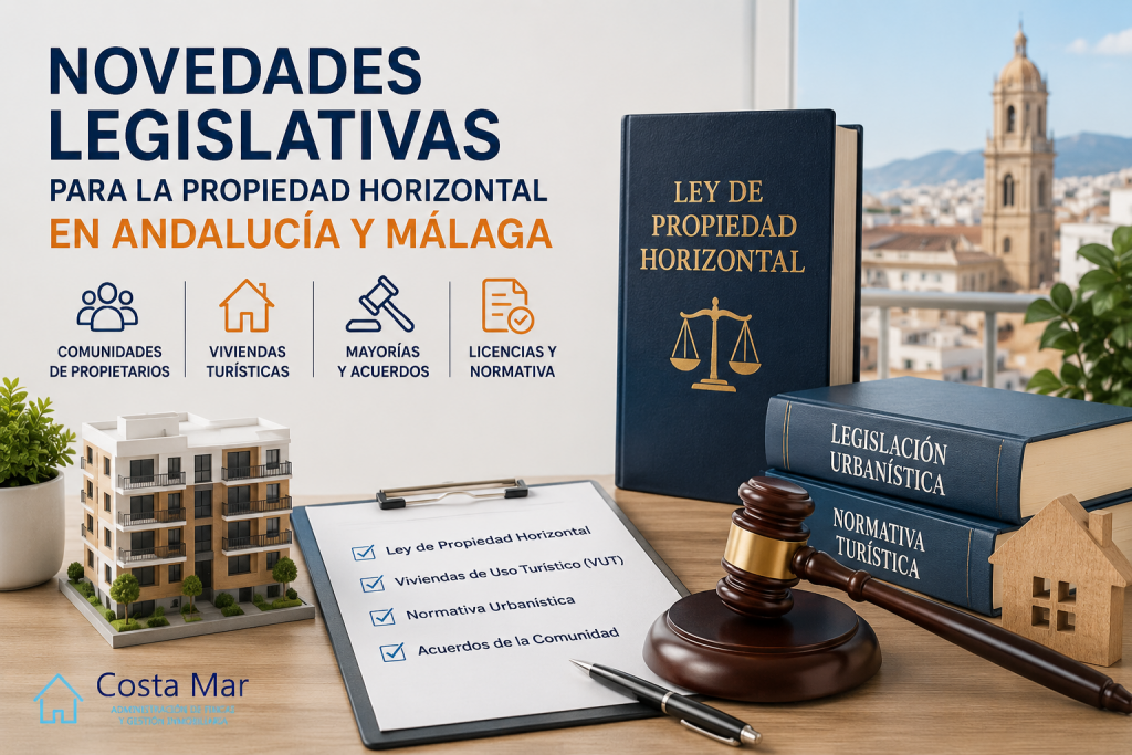 Novedades legislativas para la propiedad horizontal en Andalucía y Málaga
